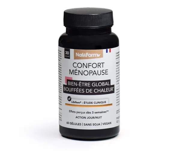 Komfort Menopause Nat&Form - Packung mit 60 Kapseln