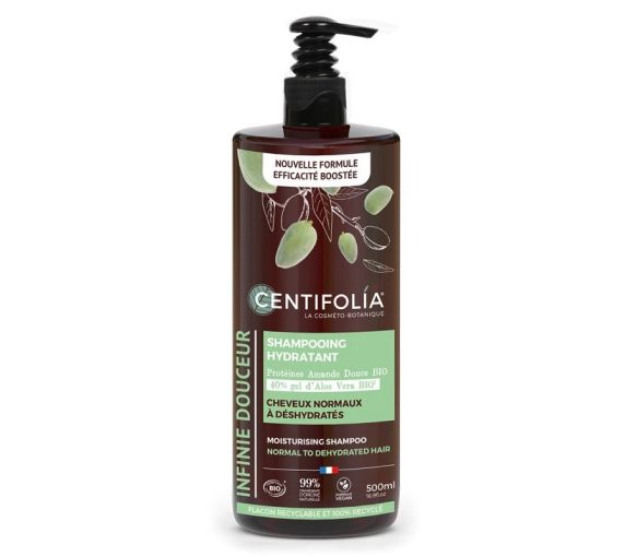 Bio-Hydratationsshampoo von Centifolia - Pumpflasche mit 500ml - image 1