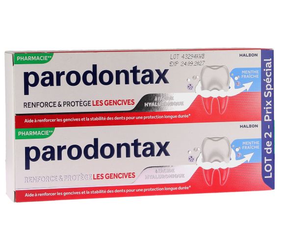 Parodontax Zahnpasta stärkt und schützt das Zahnfleisch - 2er-Pack mit 75 ml Tuben - image 1