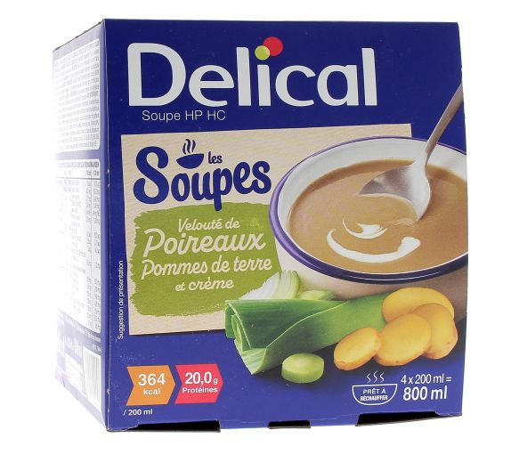 Delical Suppe HP/HC Lauch-, Kartoffel- und Sahnecreme - 4 Schalen à 200ml - image 1