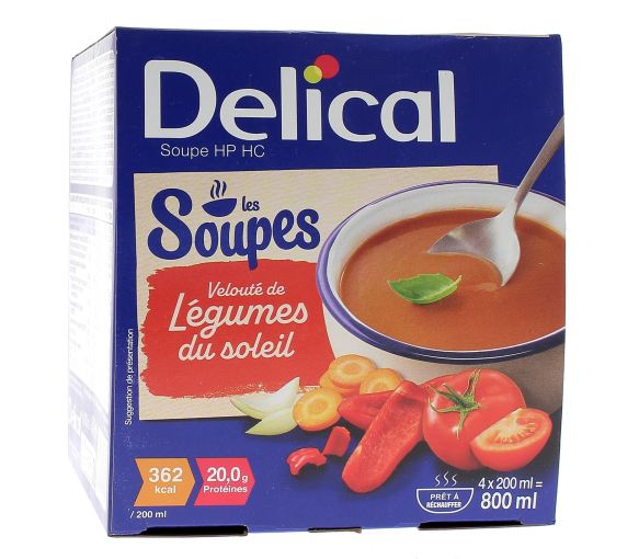 Delical Suppe HP/HC Gemüsecremesuppe - 4 Schalen à 200 ml - image 1