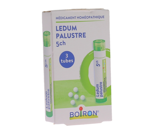 Ledum palustre 5ch Granulat Boiron - Packung mit 3 Röhrchen zu 4g - image 1