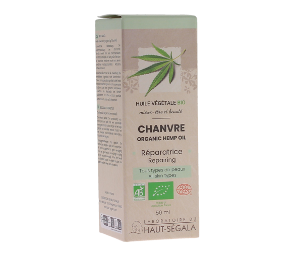 Bio-Hanföl reparierend Haut-Ségala - Flasche 50 ml - image 1