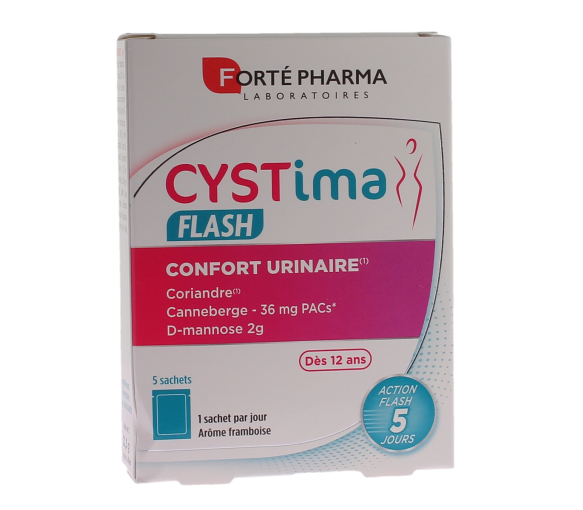 Cystima Flash Harnkomfort Forté Pharma - Packung mit 5 Beuteln - image 1
