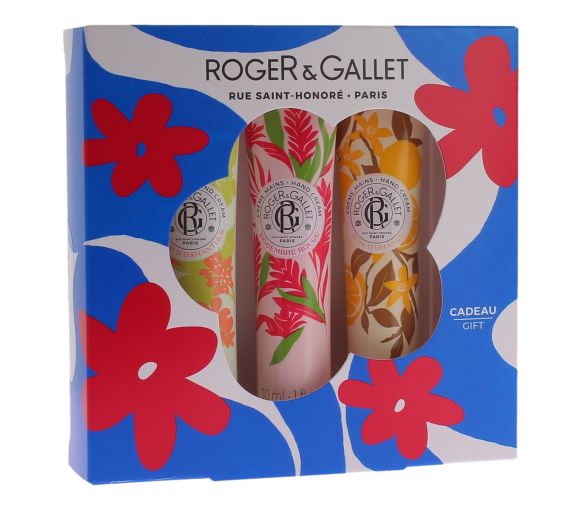 Trio Handcremes mit Osmanthusblüte, rotem Ingwer, Orangenholz von Roger & Gallet - Set mit 3 Cremes à 30 ml - image 1