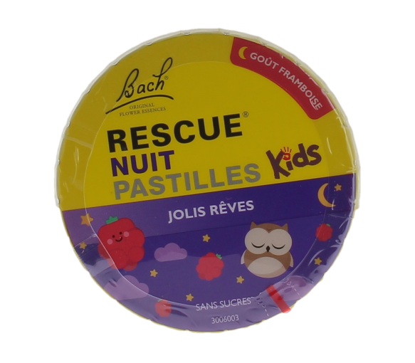 Rescue Pastillen Nacht Kinder schöne Träume Himbeergeschmack - 50g Dose - image 1