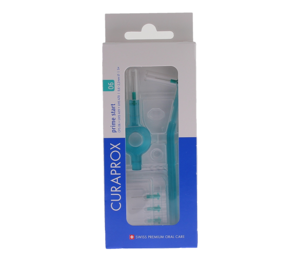 Set von Interdentalbürsten Prime Start Größe 06 Curaprox - Packung mit 5 Bürsten - image 1