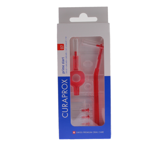 Set von Interdentalbürsten Prime Start Größe 07 Curaprox - Packung mit 5 Bürsten - image 1