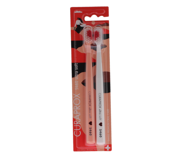 Zahnbürste cs 5460 ultra soft duo love Curaprox - Set mit 2 Zahnbürsten - image 1