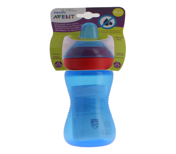 Avent Becher mit weichem Auslauf blau ab 9 Monaten Philips - Becher mit 300ml - image 1