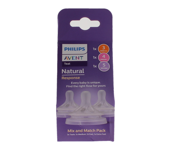 Avent Natürliche Reaktion Sauger Mix & Match Philips - 3er-Pack Sauger - image 1