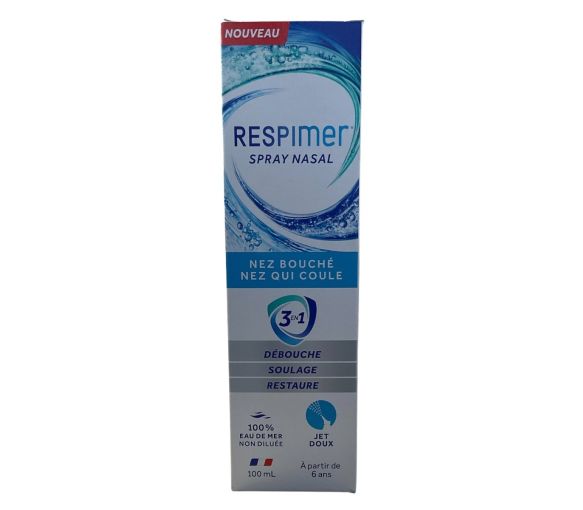 Nasenspray bei verstopfter Nase und Schnupfen Respimer - Spray von 100ml - image 1