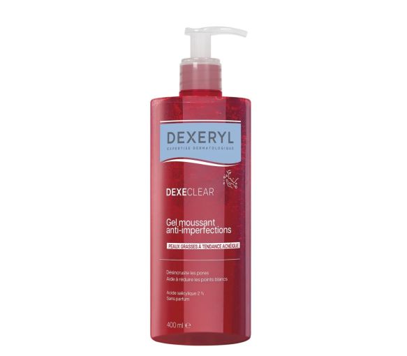 Dexeclear Schaumgel gegen Unreinheiten Dexeryl - Pumpflasche mit 400ml - image 1