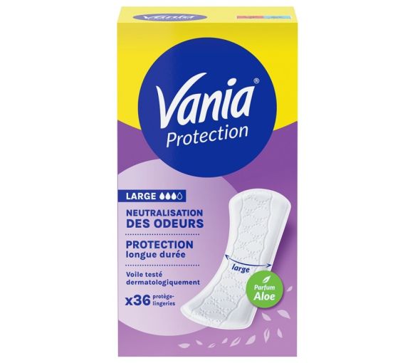 Breite Schutz Geruchsneutralisation Vania - Schachtel mit 36 Slipeinlagen