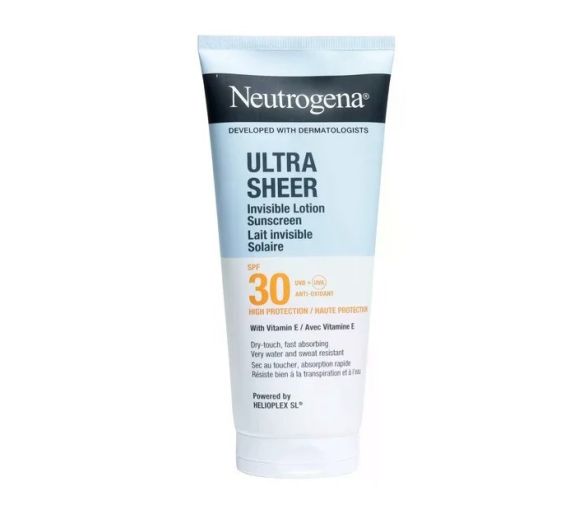 Ultra Sheer Körpermilch unsichtbarer Sonnenschutz SPF30 Neutrogena - Tube mit 200ml
