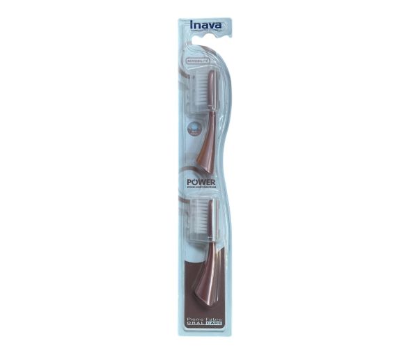 Bürstenkopf-Nachfüllung Sensibilität Power Inava - 2er-Pack Bürstenköpfe - image 1
