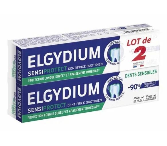 Zahnpasta für empfindliche Zähne Elgydium - 2er-Pack mit 75 ml Tuben - image 1