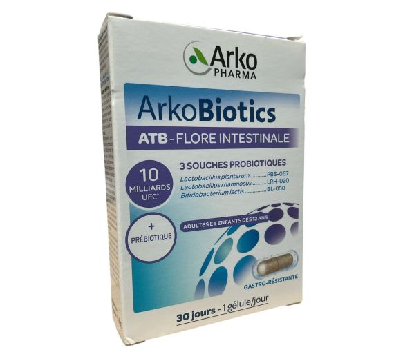 Arkobiotics atb Darmflora Arkopharma - Packung mit 30 Kapseln