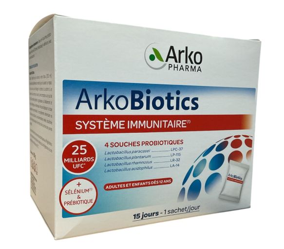 Arkobiotics Immunsystem Arko Pharma - Packung mit 15 Beuteln