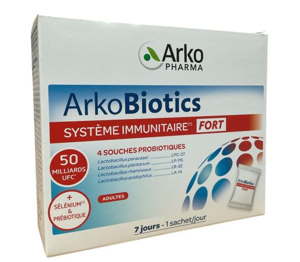 Arkobiotics starkes Immunsystem Arko Pharma - Packung mit 7 Beuteln