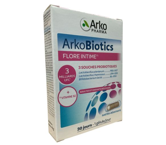 Arkobiotics intime Flora Arkopharma - Packung mit 30 Kapseln