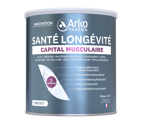 Gesundheit Langlebigkeit Muskelkapital Arkopharma - Dose mit 300g
