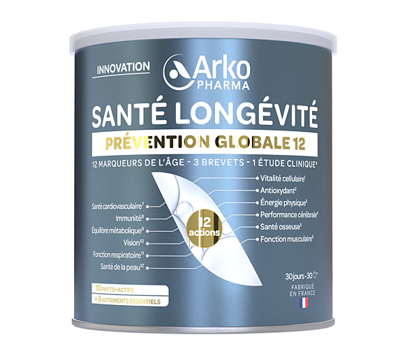 Gesundheit Langlebigkeit ganzheitliche Prävention 12 Arkopharma - Dose mit 285g