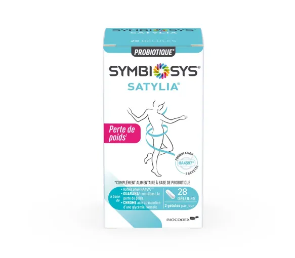 Symbiosys Satylia Chrome und Zink Biocodex - Packung mit 28 Kapseln