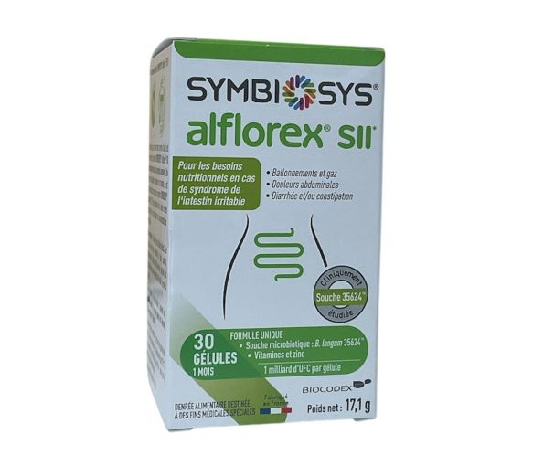 Symbiosys Alflorex SII Biocodex - Packung mit 30 Kapseln - image 1