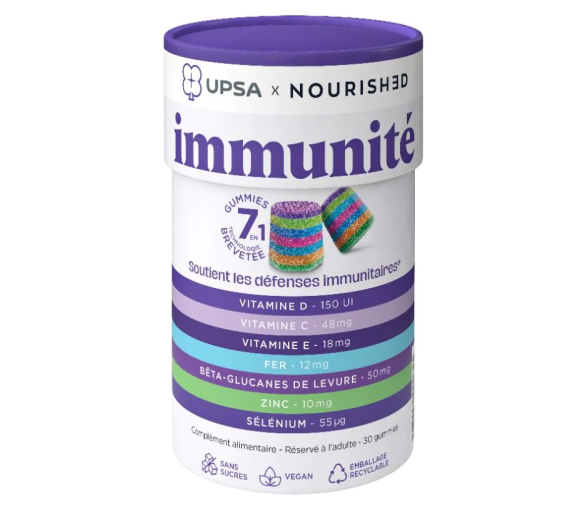 Gummies Immunität 7in1 Upsa x Nourished - Packung mit 30 Gummies - image 1