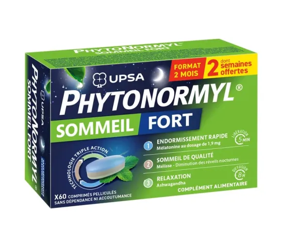 Phytonormyl Schlaf stark Upsa - Packung mit 60 Tabletten