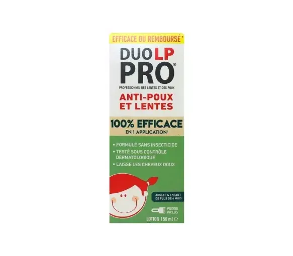 Anti-Läuse- und Nissenlotion 1 Anwendung Duo-LP-Pro - Flasche 150 ml - image 1