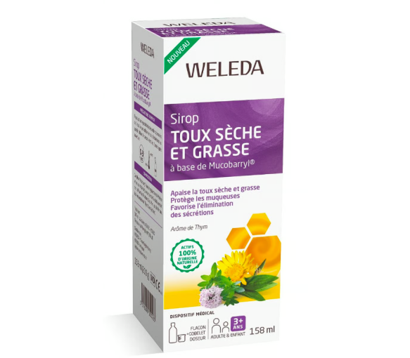Weleda Hustensirup für trockenen und produktiven Husten - Flasche mit 158 ml - image 1