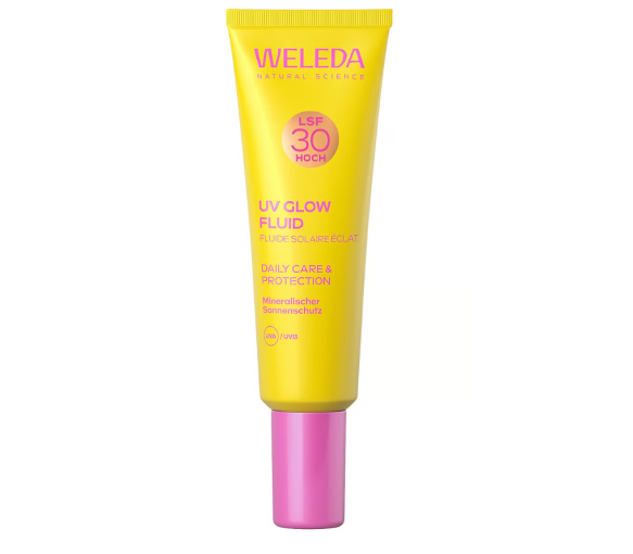Sonnenschutzfluid Glow SPF30 Weleda - Tube mit 30ml - image 2