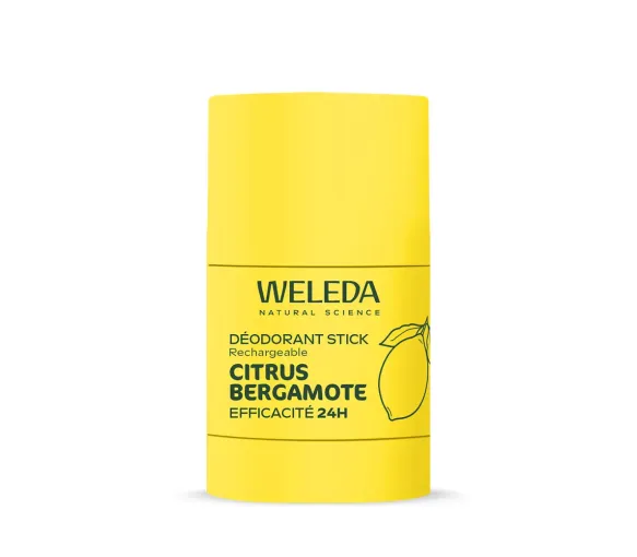 Nachfüllbares Deodorant Citrus Bergamot Weleda - Stick mit 50g