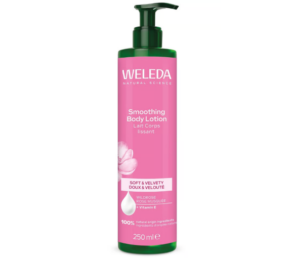 Weleda Körpermilch mit Wildrosenöl - Pumpflasche 250 ml