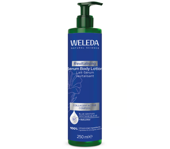 Lait-Serum revitalisierend mit blauer Enzian Weleda - Pumpflasche 250ml