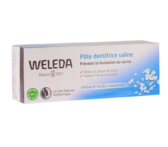 Salz-Zahnpasta Weleda - Tube mit 75ml - image 1