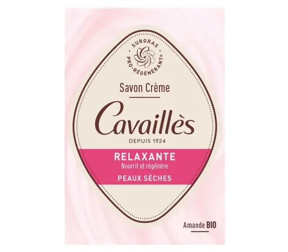 Bio-Mandel Entspannungscreme-Seife Rogé Cavaillès - 100g Stück