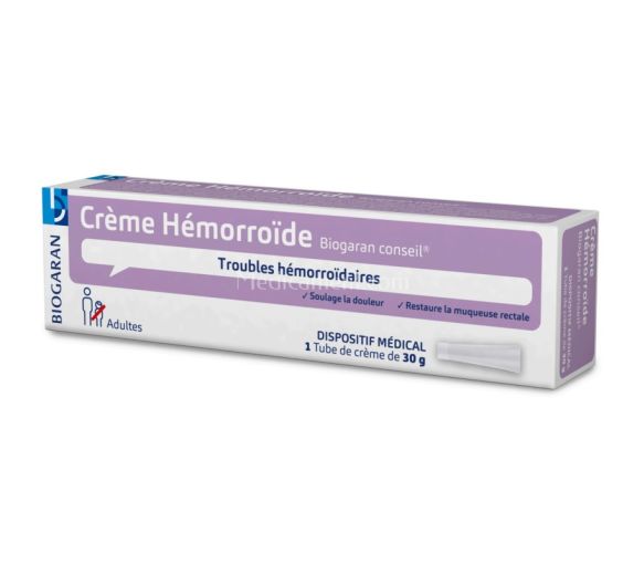 Hämorrhoidencreme Biogaran - Tube mit 30 g