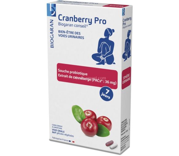 Cranberry Pro Biogaran - Packung mit 14 Kapseln