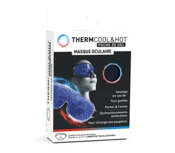 Thermcool & hot Gelpack Augenmaske Bausch Lomb - eine Maske 26x10cm