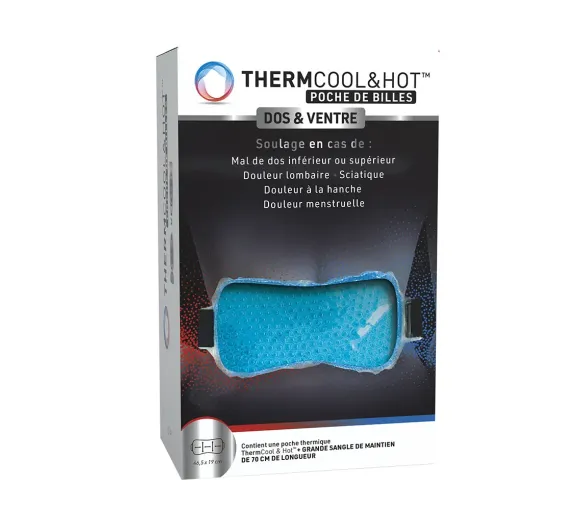 Thermocool&hot Kühl- und Wärmepackung Rücken und Bauch Bausch Lendenwirbel - Kühl- und Wärmepackung 46,5x19cm