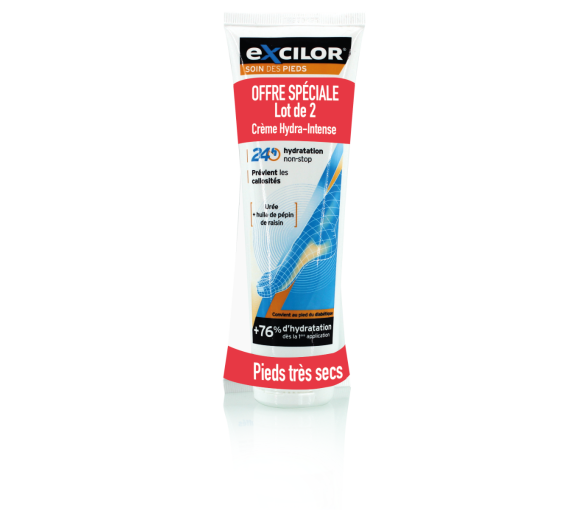 Excilor Hydra-Intense-Creme für sehr trockene Füße - 2er-Pack mit 125 ml Tuben - image 1