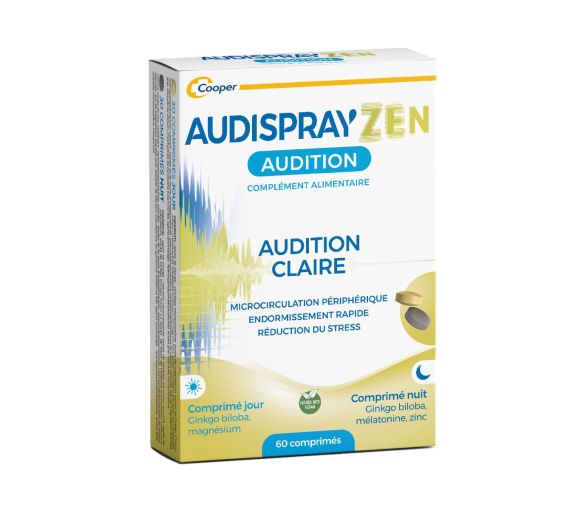 Audispray Zen klare Hörfähigkeit Cooper - Packung mit 60 Tabletten - image 1