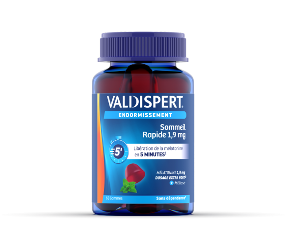 Schneller Schlaf Valdispert - 60 Gummis pro Dose - image 1