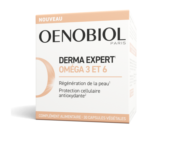 Derma Expert Omega 3 und 6 Oenobiol - Packung mit 30 Tabletten - image 1
