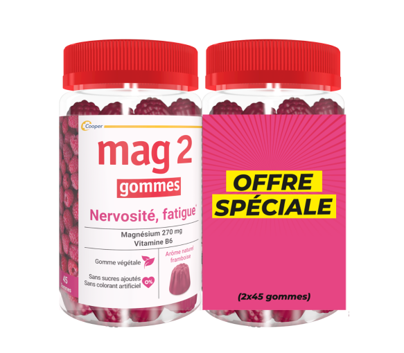 Mag 2 Nervosität Müdigkeit Cooper - 2er-Pack mit 45 Gummibärchen - image 1