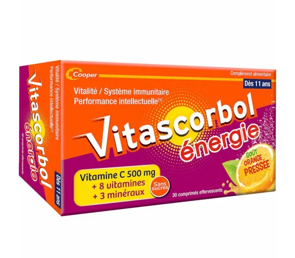 Vitascorbol Energie - Packung mit 30 Brausetabletten - image 1