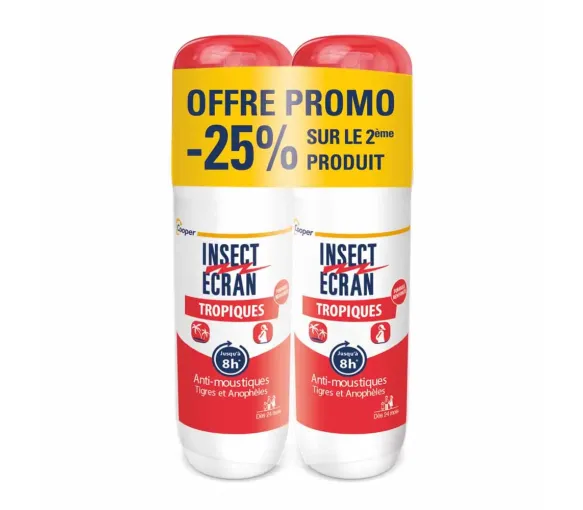 Anti-Mücken Tropen Insect Ecran - 2er-Pack 75ml Sprays Sonderangebot - image 1